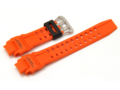 Originele kunststof band voor Casio GA-1000-4 (Oranje)